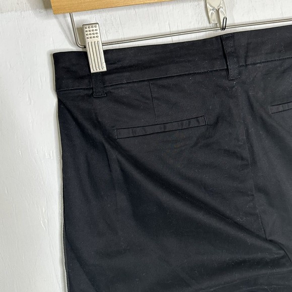 Kut From The Kloth Womens Black Chino Skinny Pants Size 4 Side Piping Stretch - Picture 5 of 9